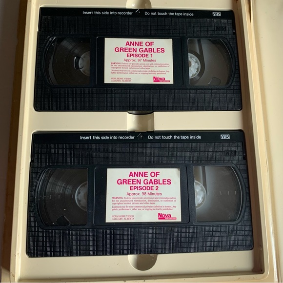 Anne of Green Gables 4 VHS Video Pack Collection Complete Box Set - Picture 6 of 10